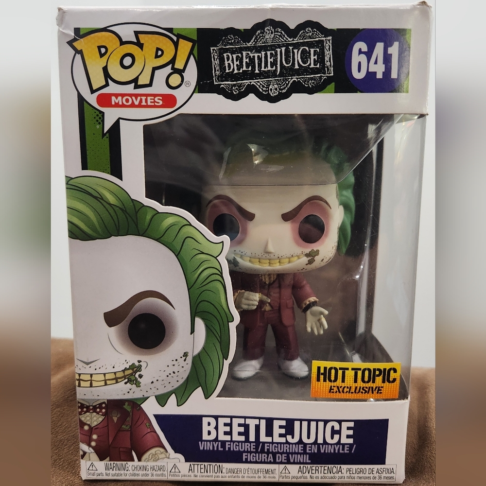 Funko Pop! Movies Beetlejuice #641 Vinyl Figure (Hot Topic Exclusive)